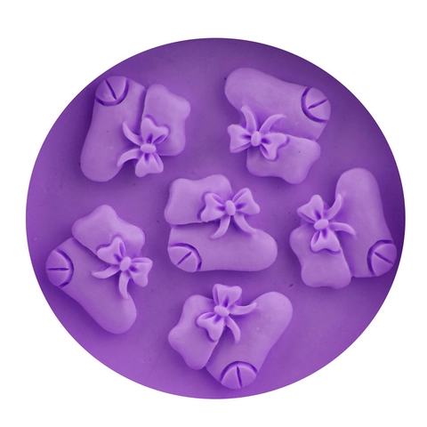 Kerstlaars Vorm Siliconen Taartvorm Fondant Bakgereedschap DIY Chocolade Ijsblokjeshouder Voor Vakantie Feest Decoratie