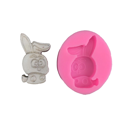 Cartoon Rabbit Silicone Fondant Cake Mold 3D Animal Shape DIY Baking Tool For Chocolate Mousse Jelly Home Kitchen Bakeware