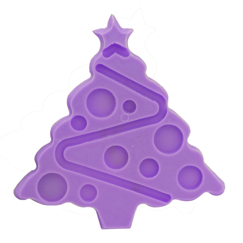 Silikon Weihnachtsbaum Form DIY Fondant Backen Deko Werkzeug Für Kuchen Schokolade Seife Eiswürfel Küchenhelfer