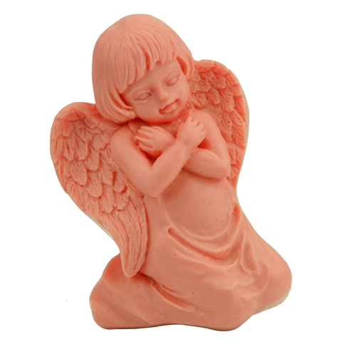 Stampo in Silicone 3D a Forma di Piccolo Angelo per Torte Strumento per Fondente Fai-da-Te per Cioccolato Sapone Resina Artigianato Cucina