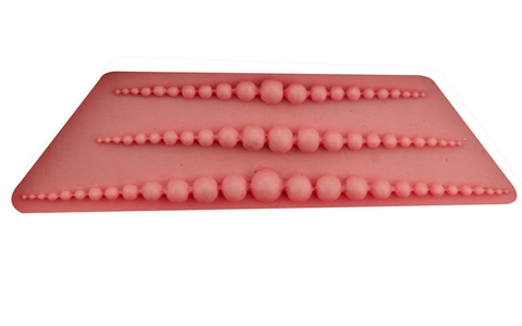 Long Bead Chain Pearl String Silicone Mold For Cake Border Decoration DIY Fondant Chocolate Baking Tools Cake Decoration