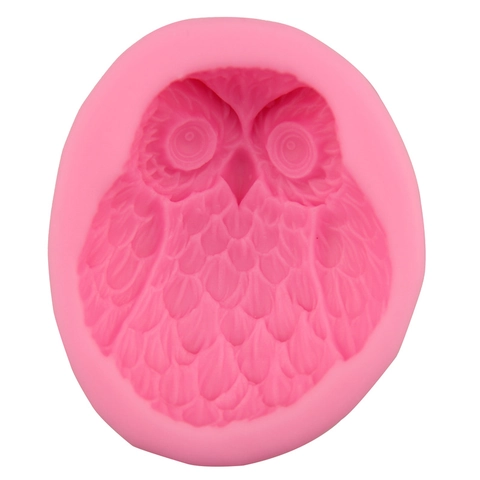 Grote Uil 3D Siliconen Fondant Vorm Vogel Thema Taart Decoreren Tool Voor DIY Chocolade Zeep Kaars Bakvorm Uil Vorm
