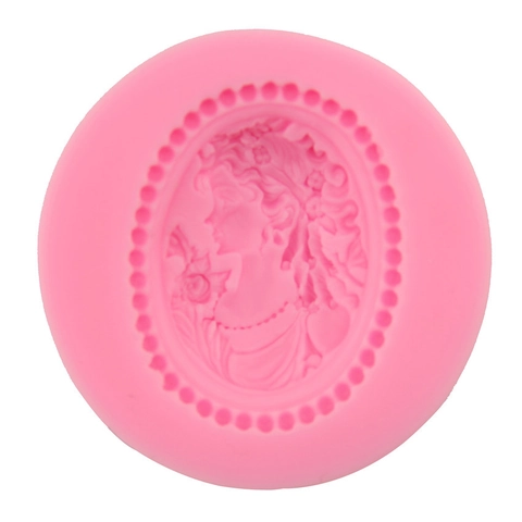 Siliconen Mal Met Reliëf Van Koningin-portret Voor 3D Fondant En Chocolade Duurzaam DIY-gereedschap Voor Klassieke Taartdecoratie