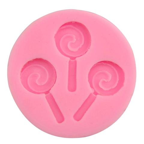 Spiraal Lolly Siliconen Mal Chocolade Snoep Fondant Taart Decoratie Gereedschap DIY Bakken Accessoire Hittebestendig