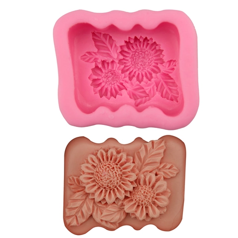 Chrysantheme Blume Silikonform Für Handgefertigte Seife Fondant Kuchen Dekoration Werkzeug Backform Für Schokolade Gelee Süßigkeiten