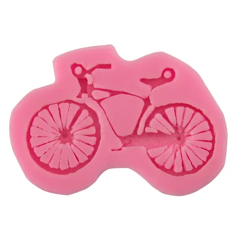 Fiets Siliconen Taartvorm DIY Bakken Decoratie Tool Fondant Chocolade Klei Vorm Flexibel Hittebestendig Bakaccessoire