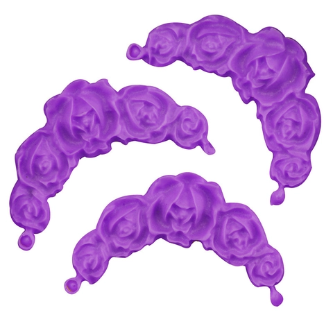 Stampo in Silicone per Fondente a Forma di Bouquet di Rose Fai da Te Fiore di Cioccolato Argilla Strumento per Decorazione