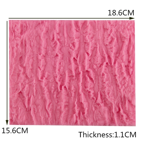 Bark Texture Silicone Fondant Mold Tree Bark Pattern Lace Mat For Cake Border Decoration Chocolate Sugarcraft Baking Mold