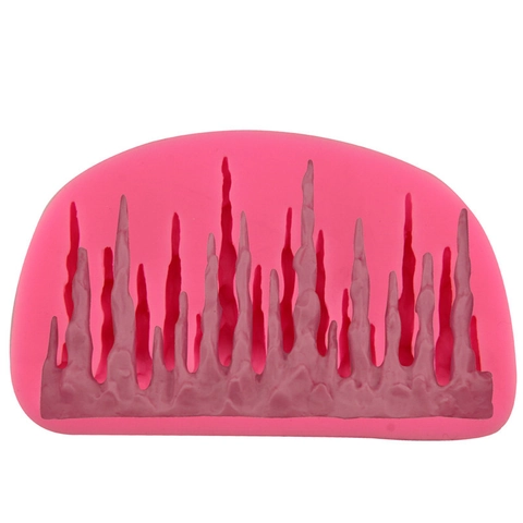 Eiszapfen Stalaktiten Stil Silikon Kuchenform Für Fondant Schokolade Gumpaste Dekoration Randform Backwerkzeug DIY Zuckerhandwerk