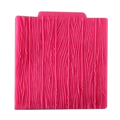 Rindentextur Silikon Tortenrandform DIY Fondant Schokolade Ton Dekorationsmatte Backwerkzeug Rosa Spitzenabdruckmatte