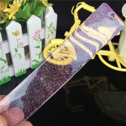 Mirror Surface Rectangle Bookmark Silicone Mold DIY Resin Crafting Tool For Handmade Jewelry Cake Decoration Bakeware