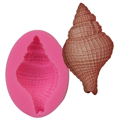 Conch Shell Shape Silicone Mold For Chocolate Fondant Cake DIY Marine Ocean Style Baking Tools Kitchen Accessories