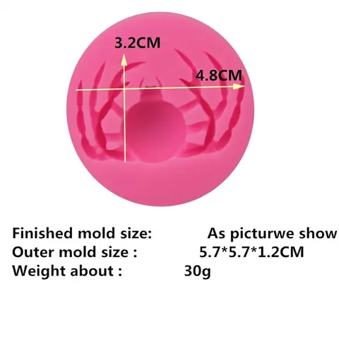 Halloween Spin Siliconen Taartvorm Horror Fondant Chocolade Bakken DIY Tool Spin Vorm Taart Decoratie Siliconen Vorm