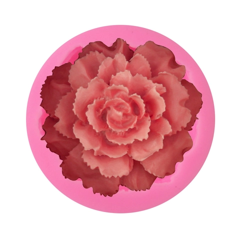 Anjer Bloem Siliconen Vorm Voor Moederdag Fondant Cake Decoratie Zeep Maken DIY Hars Ambacht Florale Bloemblad Vorm Bakgereedschap