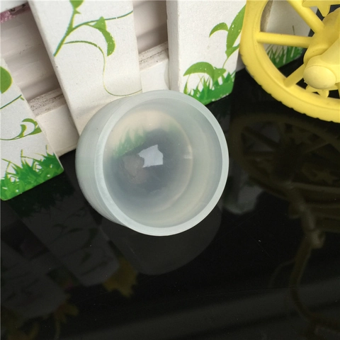 DIY Silicone Mold For Resin Jewelry Pendant Making Round Hemisphere Mirror Surface Handmade Craft Cake Decorating Tool