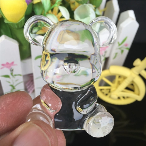 3D Sitting Bear Silicone Mold Mirror Surface Epoxy Resin Casting Mold DIY Handmade Soap Chocolate Cake Decoration Tool