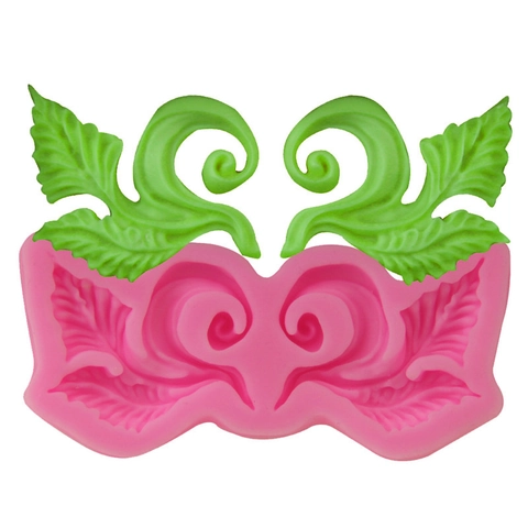 Symmetrische Rebe Silikon Fondant Form Für Kuchen Rand Dekoration DIY Backen Sugarcraft Form Schokolade Ton Handwerk Werkzeug