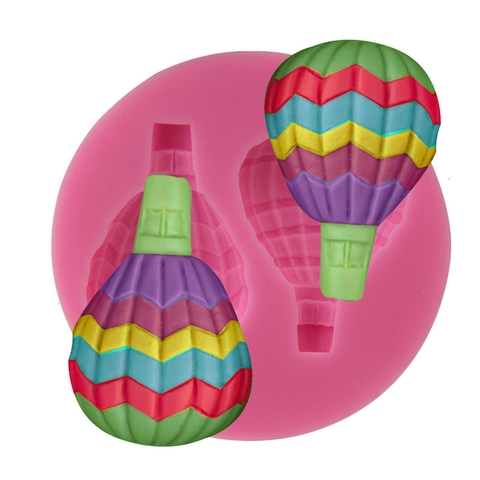 Heißluftballon Silikonform Fondant Schokolade Kuchendekoration Werkzeug Für Handgemachte Seife Und Aroma Kerze DIY Modellierung