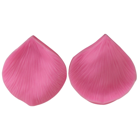 Large Peony Petal Leaf Shape Silicone Fondant Cake Mold For Chocolate Sugar Craft Baking Tool Veining Texture Decorating