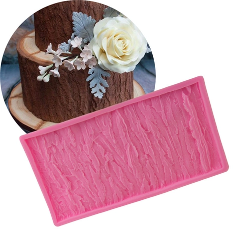 Baumrinden Struktur Silikonform Für Fondant Schokolade DIY Backen Kuchen Dekoration Werkzeug Lebensmittelqualität Silikon Backform