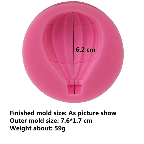 Heißluftballon Form Silikonform Für Fondant Schokolade Kuchen Dekoration DIY Backwerkzeuge Sugarcraft Backform