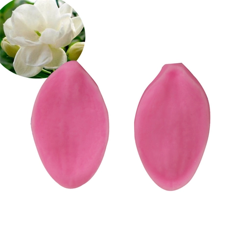 Lily Leaf Phalaenopsis Petal Silicone Mold Flower Petal Veiner Fondant Cake Decorating Tool Baking Mold For Chocolate Sugarcraft