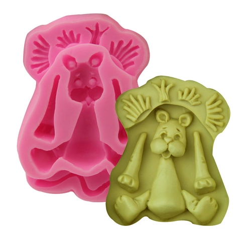 Stampo in Silicone Leone Cartone Animato per Decorazione Torte Fondente Cioccolato Strumento da Forno Fai da Te