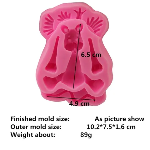 Stampo in Silicone Leone Cartone Animato per Decorazione Torte Fondente Cioccolato Strumento da Forno Fai da Te
