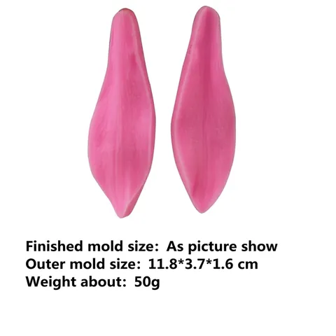 Lily Flower Petal Texture Silicone Mold Fondant Cake Decoration Baking Tool For Chocolate Clay Sugar Craft Petal Veiner Mold