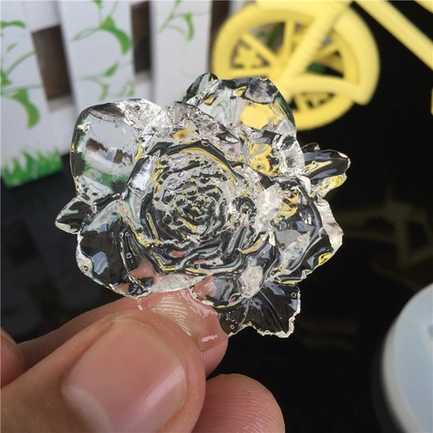 3D Rose Blume Silikonform Spiegelfläche DIY Harz Epoxidharz Form Für Schmuckherstellung Handgefertigte Kuchen Schokolade Backwerkzeuge