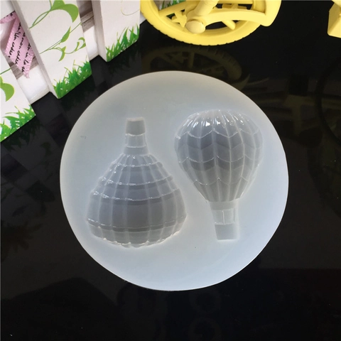 Hot Air Balloon Silicone Mold Mirror Surface DIY Resin Craft Mold For Keychain Phone Case Decoration Handmade Jewelry Tool