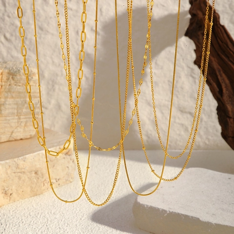 18K Gold Plated Stainless Steel Pendants DIY Necklace Chain Jewelry Making Supplies Heart Sun Starfish Charms Accessories