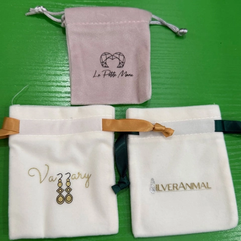 Collezione Imballaggio Gioielli Elegante Sacchetto Velluto Scatola Regalo Panno Lucidante per Presentazione Collana Bracciale