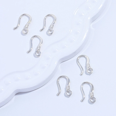 925 Sterling Silver S-Shaped Lobster Clasp Connector Clasp Only For DIY Necklace Bracelet Handmade Jewelry Making Finding