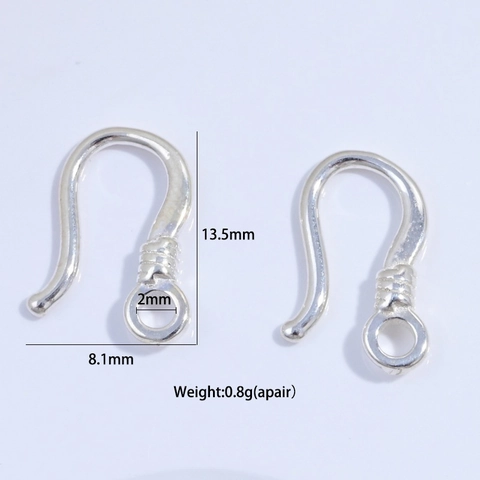 925 Sterling Silver S-Shaped Lobster Clasp Connector Clasp Only For DIY Necklace Bracelet Handmade Jewelry Making Finding
