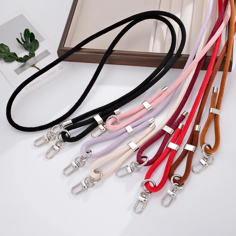 Cordoncino per Cellulare Regolabile in Pelle Sintetica Con Fibbia in Metallo Tracolla Versatile per Borse da Donna Quotidiano