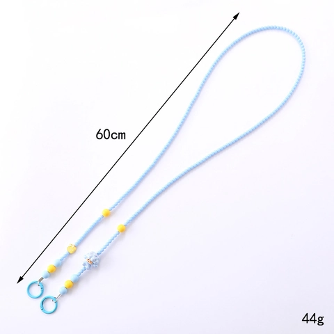 Cordino per Telefono con Perline a Forma di Pecora Cartone Animato Catena a Tracolla Anti-Smarrimento per Donna Ciondolo Gioiello