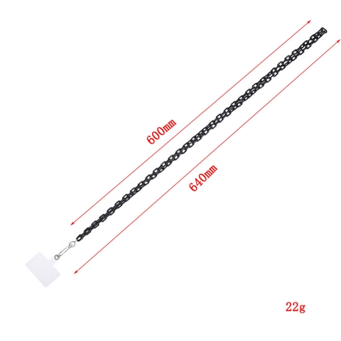 Cadena para Teléfono de Acrílico Crossbody Color Caramelo Cadena de Plástico Cordón para Teléfono Antipérdida Para Mujeres