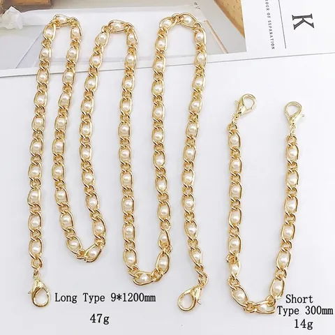 Élégante Chaîne de Téléphone Bandoulière en Alliage avec Künstliche Perles Bandoulière de Remplacement pour Sac Femme Accessoire de Coque