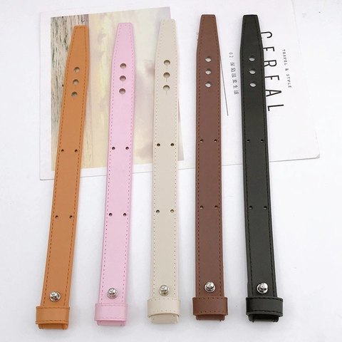 Mode Mikrofaser Leder Verstellbare Handgelenkschlaufe Mit Metallniete Für DIY Handyhülle Tasche Damen Schmuck Zubehör
