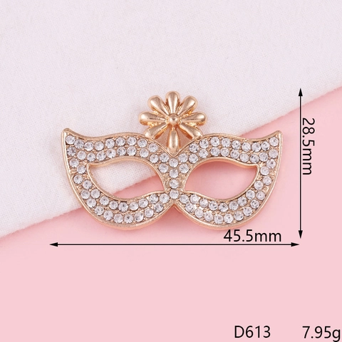 Vintage Alloy Rhinestone Mask Skull Pendants DIY Jewelry Making Accessories Punk Gothic Crown Mask Floral Charms For DIY Crafts