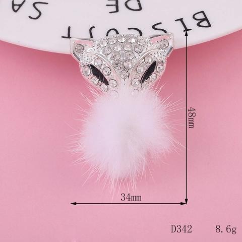 DIY Alloy Animal Fox Cat Charms Rhinestone Faux Artificial Pearl Pendants For Phone Case Shoe Bag Decoration Jewelry Making Accessories