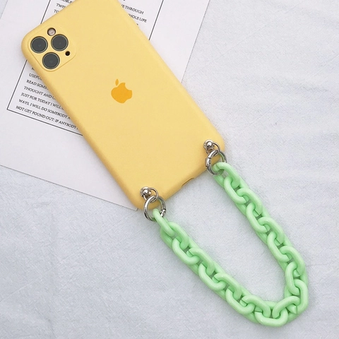 Acrylic DIY Bag Handle Chain Colorful Resin Removable Phone Case Strap Handbag Shoulder Chain Accessories For Women Jewelry Findings
