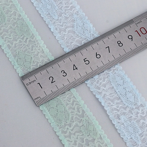 3cm Wide Floral Embroidery Mesh Lace Ribbon For DIY Hair Accessories Clothing Hem Hat Decoration Multi Colors Lace Trim Ribbons