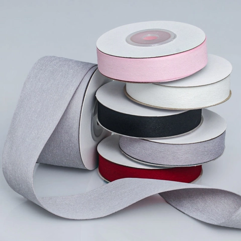 Einfarbiges Samt Baumwolle Gurtband Mattes Band Für DIY Basteln Geschenkbox Verpackung Handgefertigter Schmuck Zubehör Material
