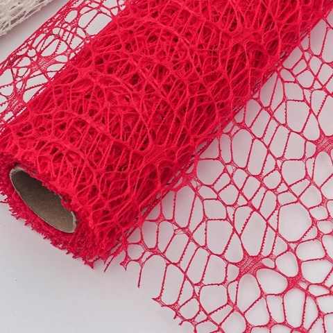 Eleganter Jacquard Netzstoff Für Blumenverpackung DIY Strauß Deko Hohles Gitter Geweberolle Für Hochzeit Party Geschenkverpackung Material