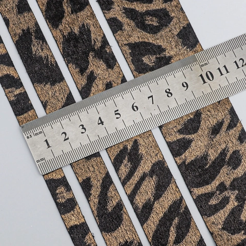 Nastro Con Stampa Leopardata Bronzata Per Fiocchi Fai Da Te Nastro In Tessuto Satinato Con Motivo Animale Per Accessori Abbigliamento