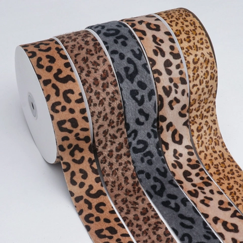 Nastro in Velluto Con Stampa Leopardata Per Accessori Per Capelli Fai Da Te Cucito Per Abbigliamento Nastro Decorativo