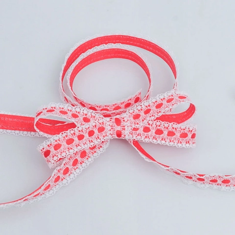 Polyester Satin Spitzenband Für DIY Handarbeit Haarschleifen Geschenk Blumenverpackung Dekoratives Spitzenkante Gurtband Bastelband