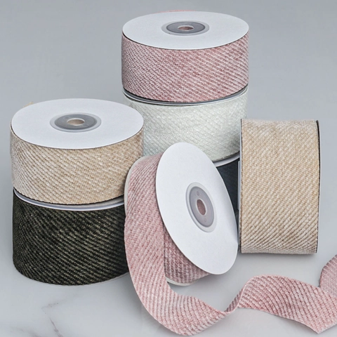 Herbst Winter Samt Köper Band Rolle Für DIY Haarschleifen Geschenkverpackung Bekleidung Nähen Dekoration Chenille Bänder